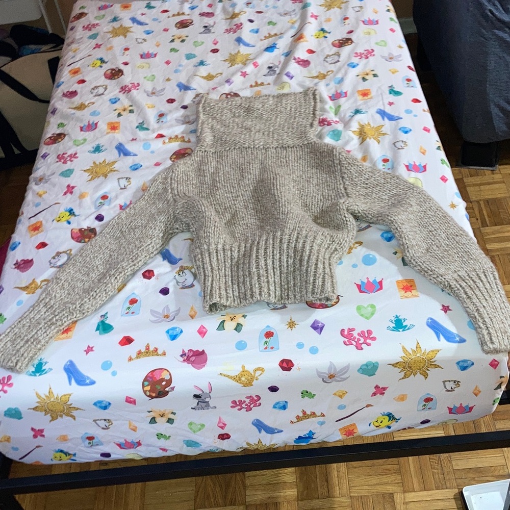 Dolce & Gabbana Gray Turtleneck Sweater